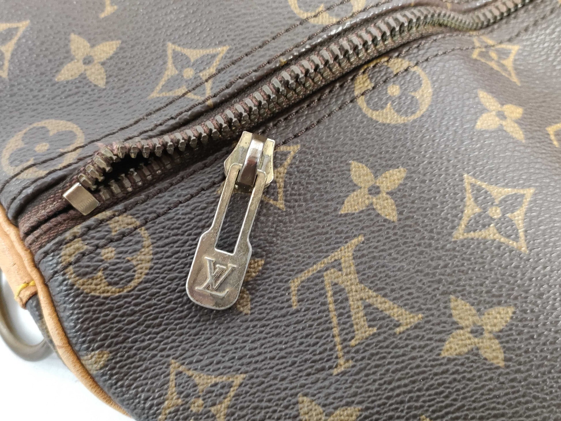 LOUIS VUITTON M41416 Monogram Louis Vuitton Monogram Keepall Bandouliere 50 M41416 SD051 Brown Boston Bag