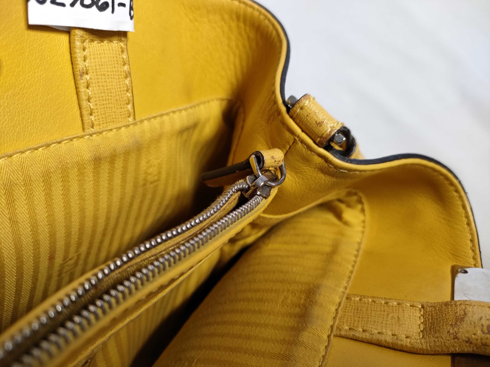 FENDI ID-Fendi Leather Yellow Saffiano 25cm #8BH253-D7E-158-8241 Hand Bags SHW Handbag