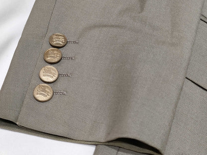 BURBERRY Gold Button Horse Logo Suit Set Jacket and Pants Other Apparel