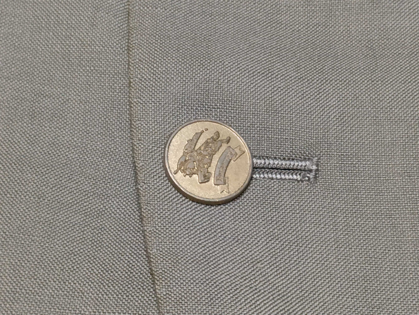 BURBERRY Gold Button Horse Logo Suit Set Jacket and Pants Other Apparel