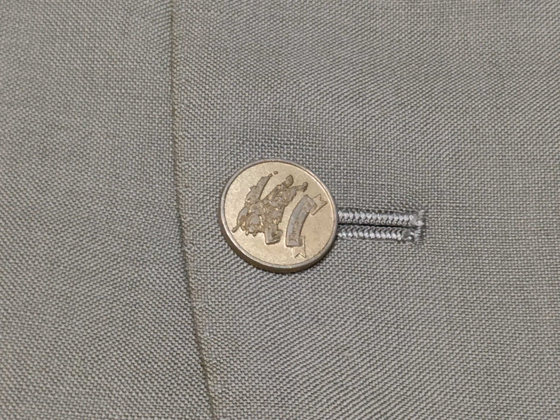 BURBERRY Gold Button Horse Logo Suit Set Jacket and Pants Other Apparel