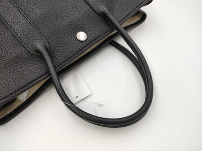 HERMES Garden Party TPM Negonda Black SS Tote Bag with R Stamp
