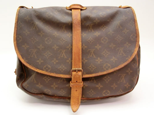 LOUIS VUITTON Monogram Saumur 35 Shoulder Bag