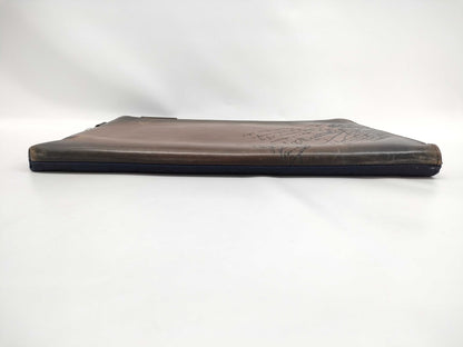 Berluti Calligraphy Clutch Bag