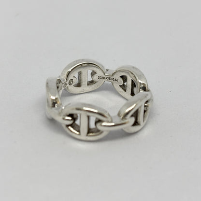 HERMES Hermes Ring Chaine d'Ancre Anchaîne 47 Ag925 Silver Ring