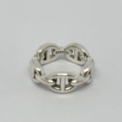 HERMES Hermes Ring Chaine d'Ancre Anchaîne 47 Ag925 Silver Ring