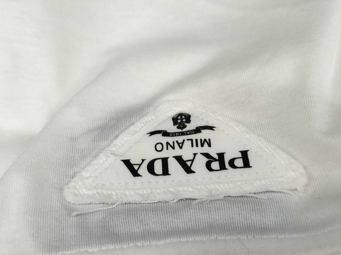 PRADA Triangle Logo T-Shirt