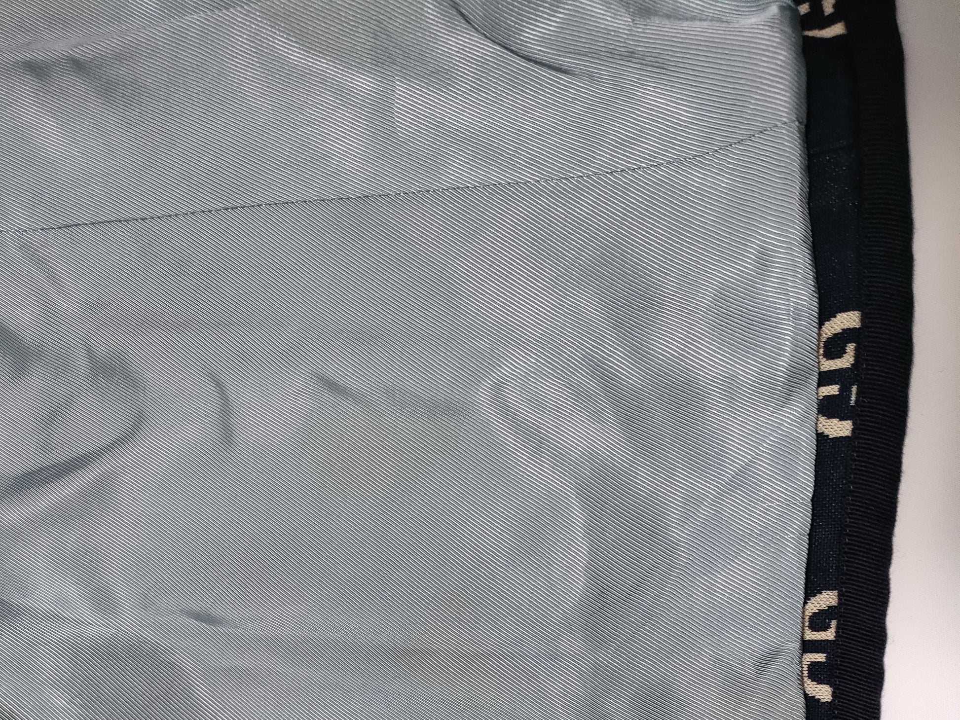 GUCCI Men's Navy GG Logo Tailored Jacket, Size XL, Excellent Condition, Unused