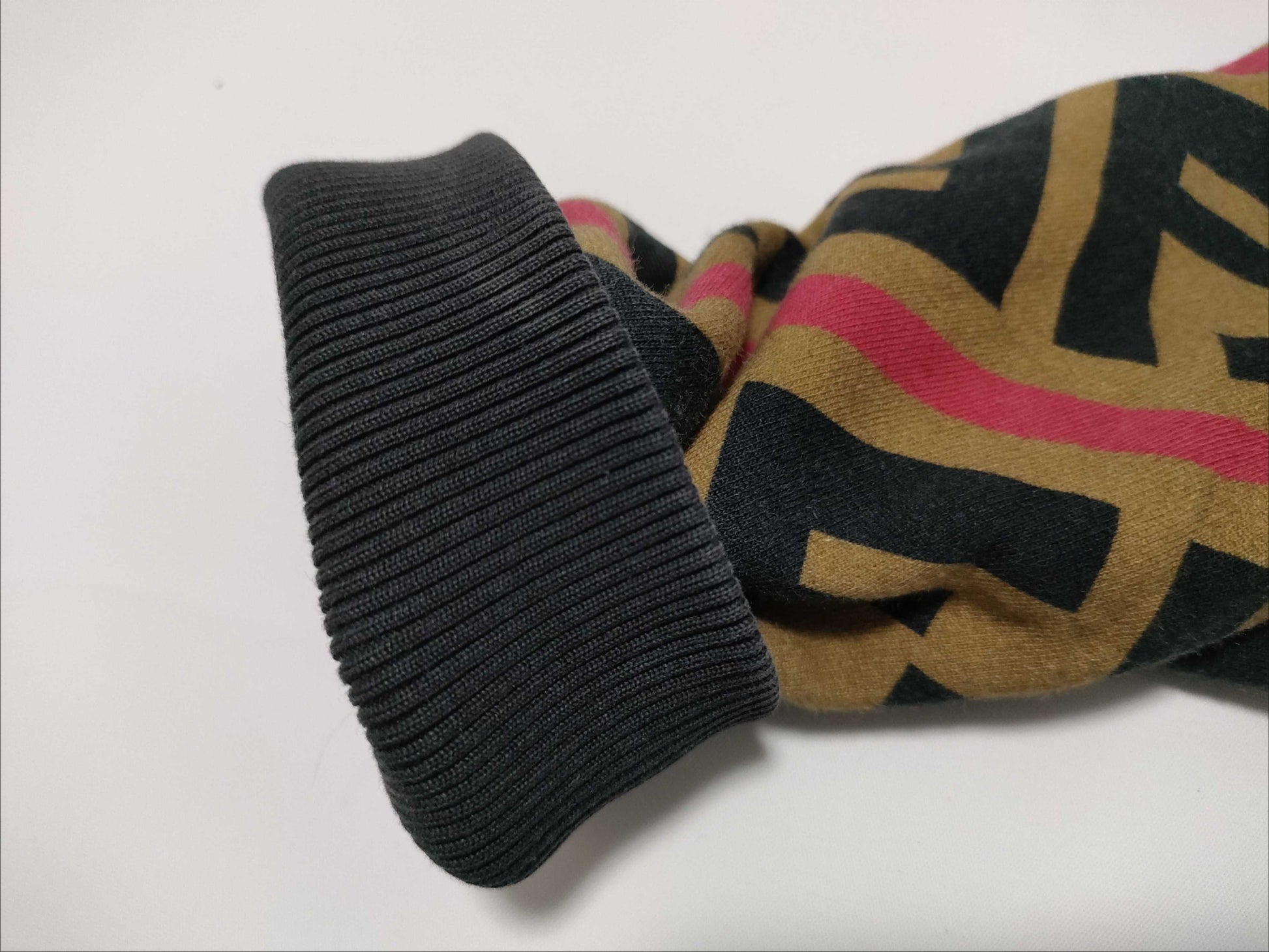 FENDI Zucca print sweatshirt for men, current tag.