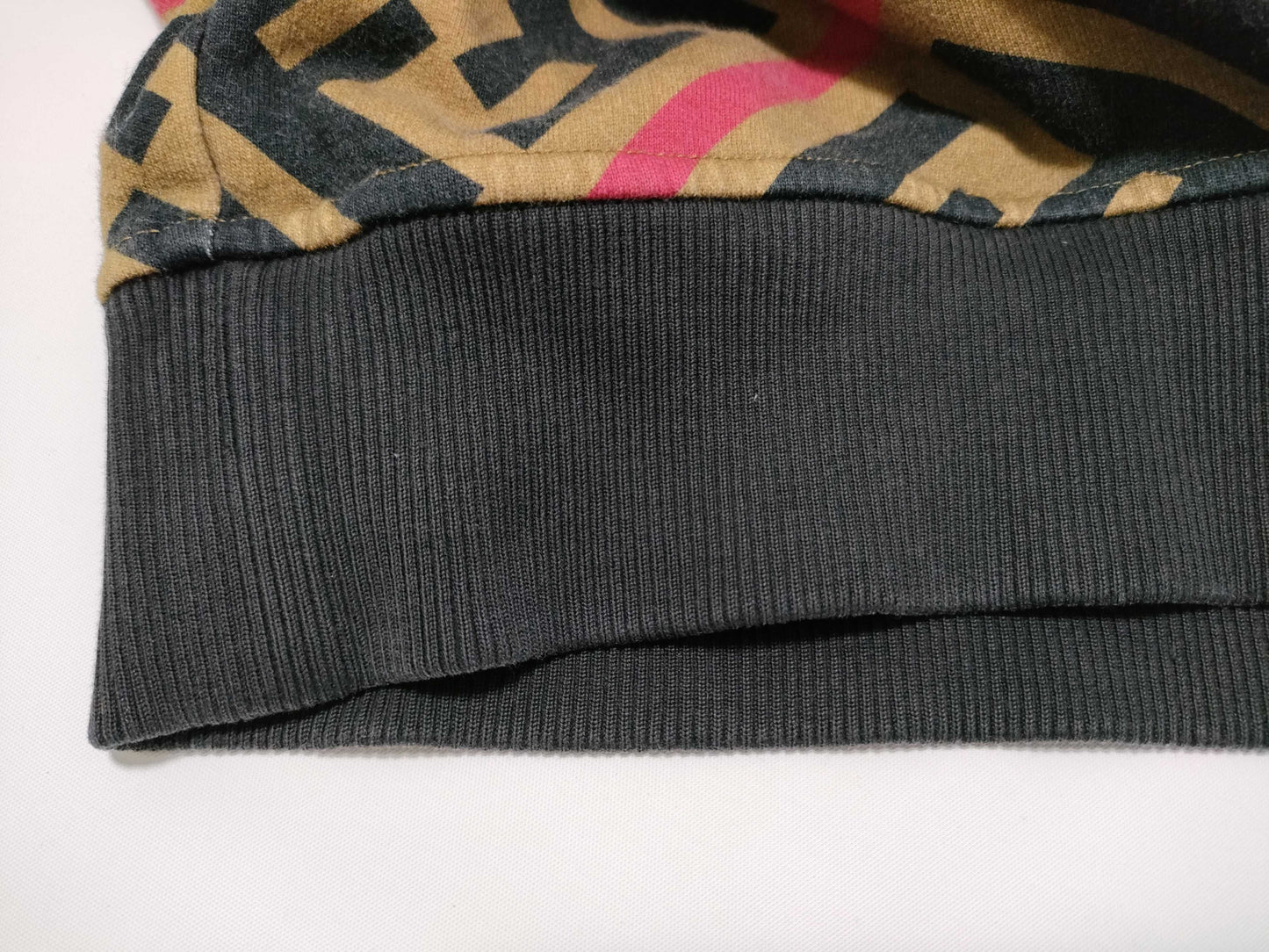 FENDI Zucca print sweatshirt for men, current tag.