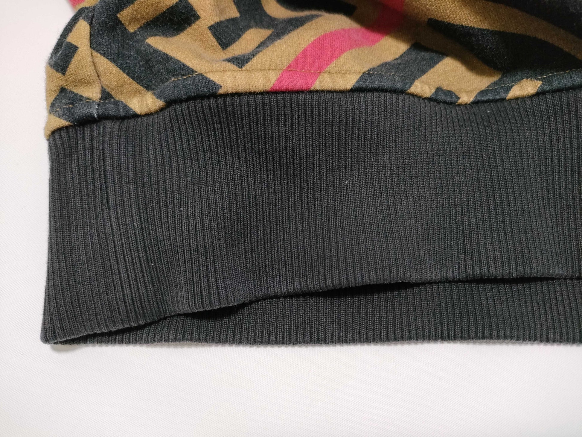 FENDI Zucca print sweatshirt for men, current tag.