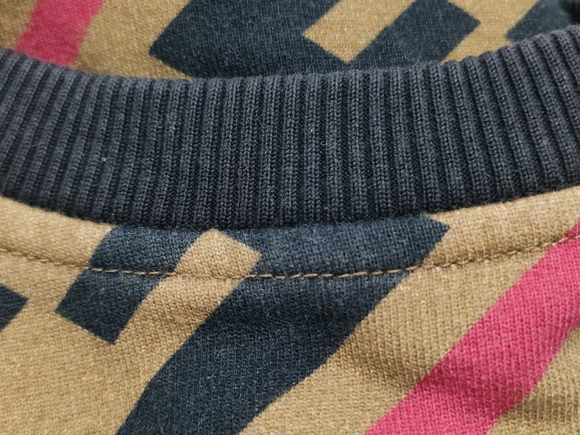 FENDI Zucca print sweatshirt for men, current tag.