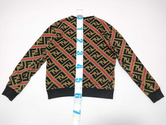 FENDI Zucca print sweatshirt for men, current tag.