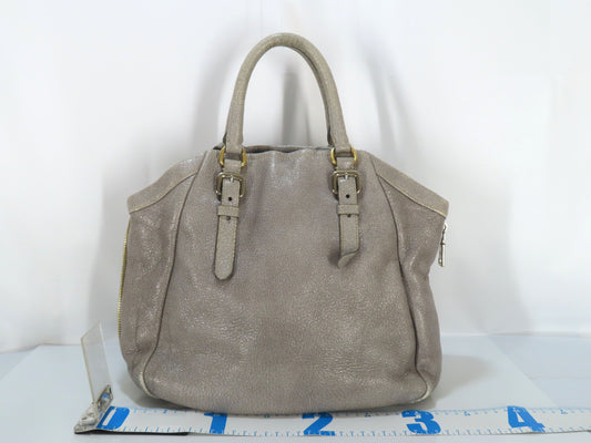 PRADA 2-Way Leather Handbag