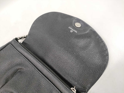 CHANEL Chain Wallet in Caviar Skin, Black, 15667711 Shoulder Bag
