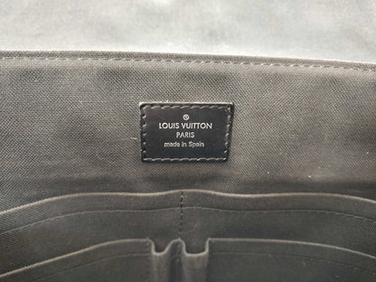 LOUIS VUITTON N41272 Damier Graphite LV Damier Graphite District MM N41272 Shoulder Bag