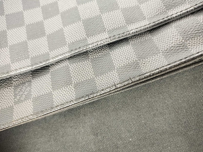 LOUIS VUITTON N41272 Damier Graphite LV Damier Graphite District MM N41272 Shoulder Bag
