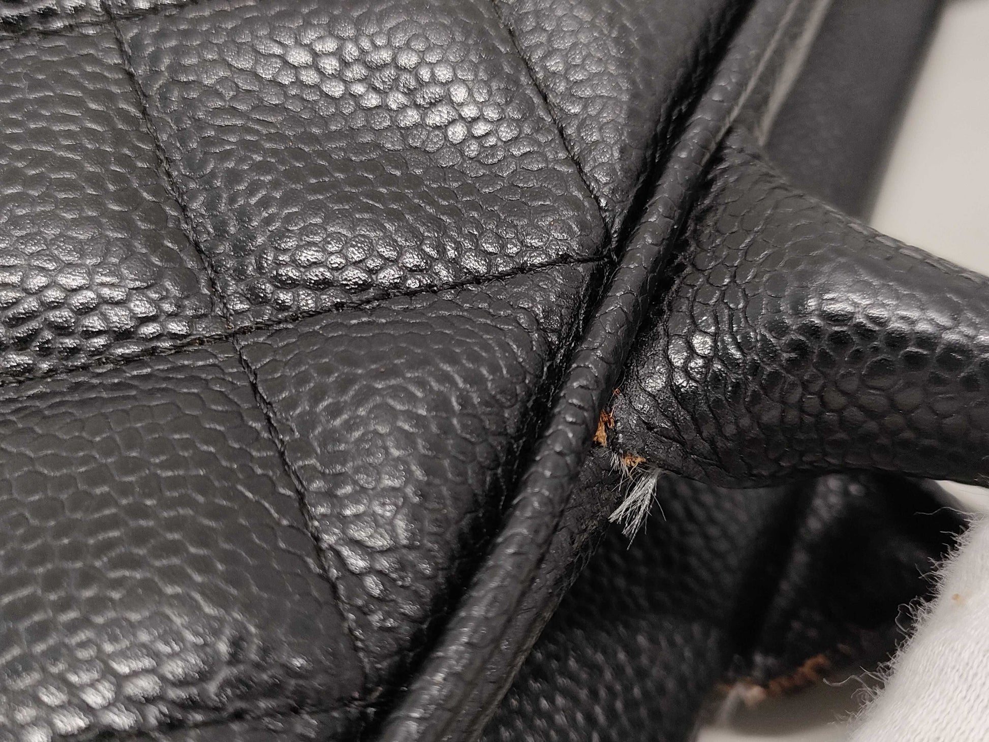 CHANEL Matelasse Boston Bag in Caviar Skin, No. 9, Handbag