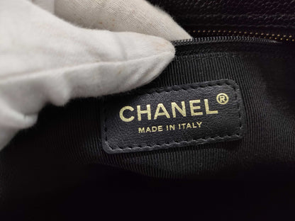 CHANEL Matelasse Boston Bag in Caviar Skin, No. 9, Handbag