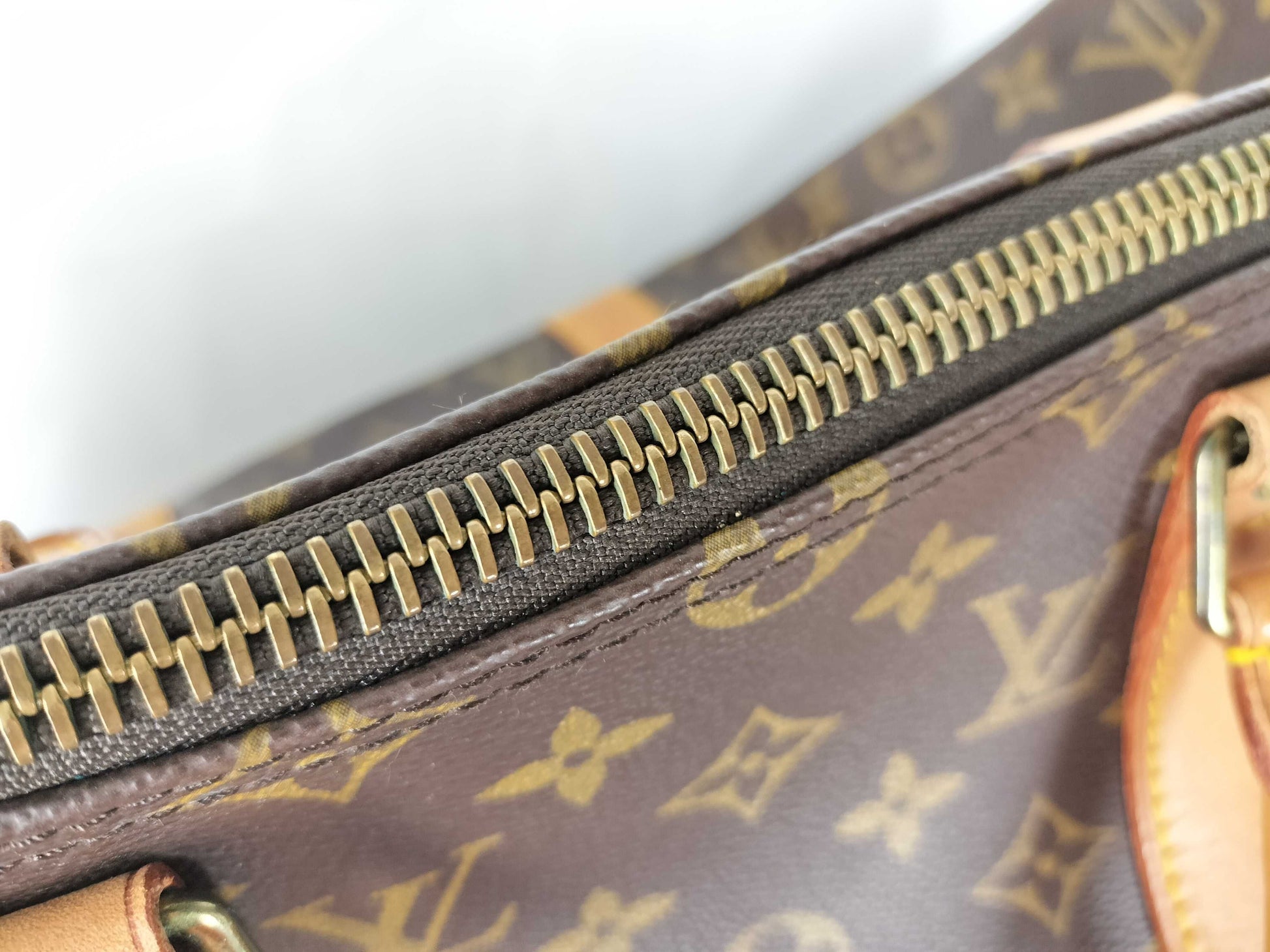 LOUIS VUITTON M41416 Monogram Louis Vuitton Keepall Bandouliere 50 M41416 VI8912 Boston Bag