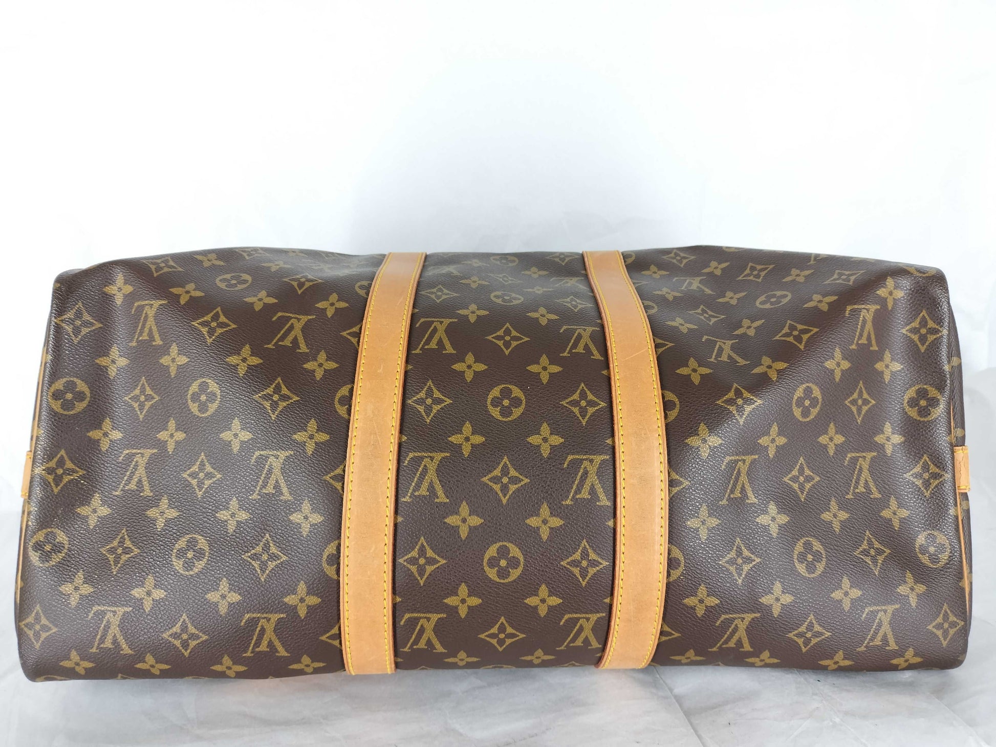 LOUIS VUITTON M41416 Monogram Louis Vuitton Keepall Bandouliere 50 M41416 VI8912 Boston Bag