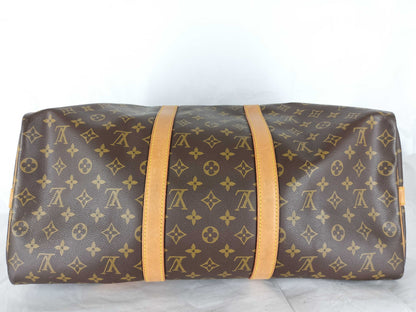 LOUIS VUITTON M41416 Monogram Louis Vuitton Keepall Bandouliere 50 M41416 VI8912 Boston Bag