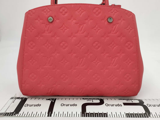 LOUIS VUITTON Louis Vuitton Montaigne MM Red TJ0166 Handbag