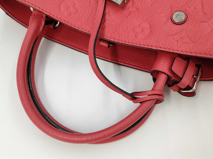 LOUIS VUITTON Louis Vuitton Montaigne MM Red TJ0166 Handbag