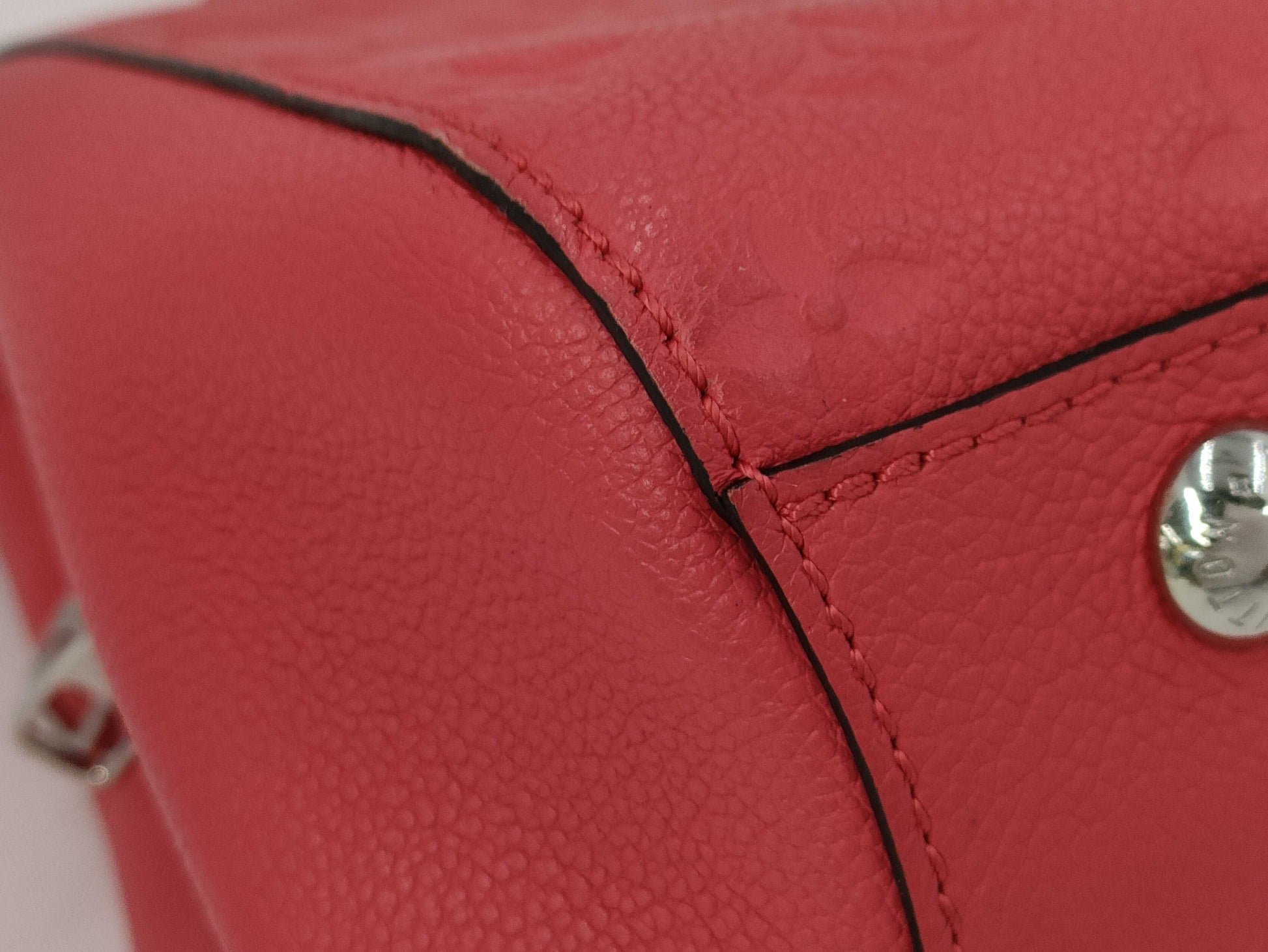 LOUIS VUITTON Louis Vuitton Montaigne MM Red TJ0166 Handbag