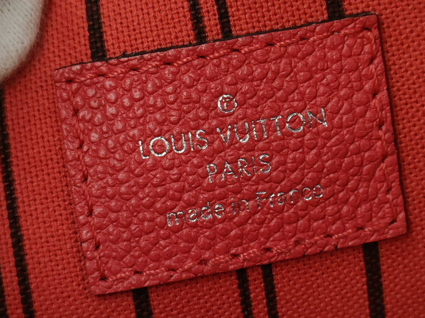 LOUIS VUITTON Louis Vuitton Montaigne MM Red TJ0166 Handbag