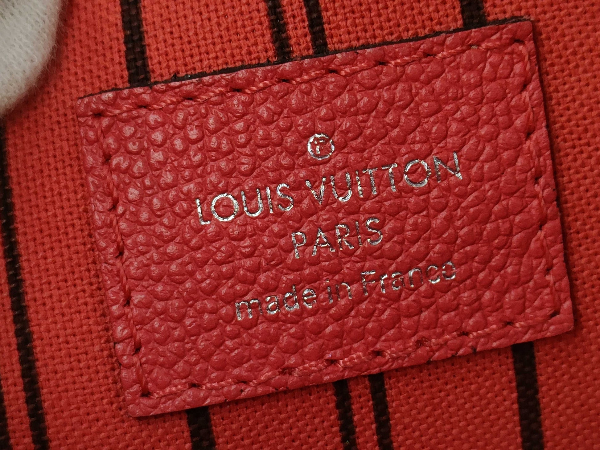LOUIS VUITTON Louis Vuitton Montaigne MM Red TJ0166 Handbag