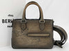 Berluti Toujours Gulliver Shoulder Mini Tote Handbag Calligraphy Handbag