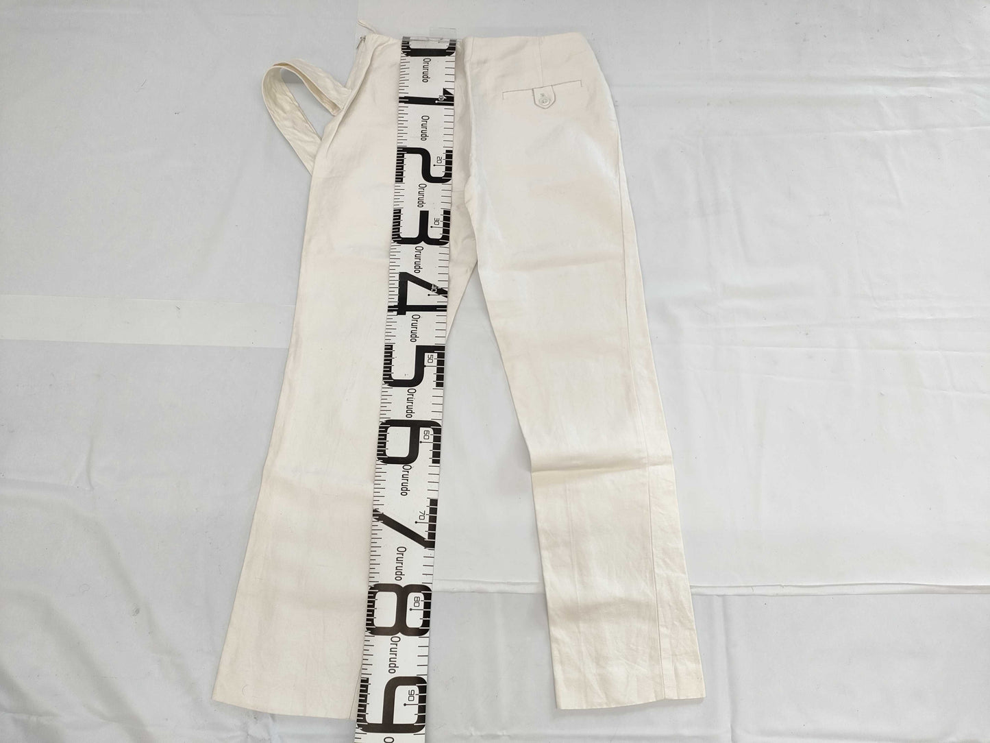 GUCCI Pants 03AW Linen x Silk White 128827 Size 38 Pants