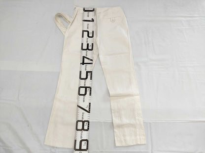 GUCCI Pants 03AW Linen x Silk White 128827 Size 38 Pants