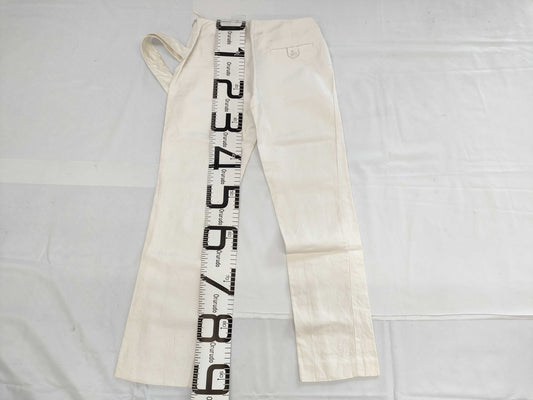GUCCI Pants 03AW Linen x Silk White 128827 Size 38 Pants