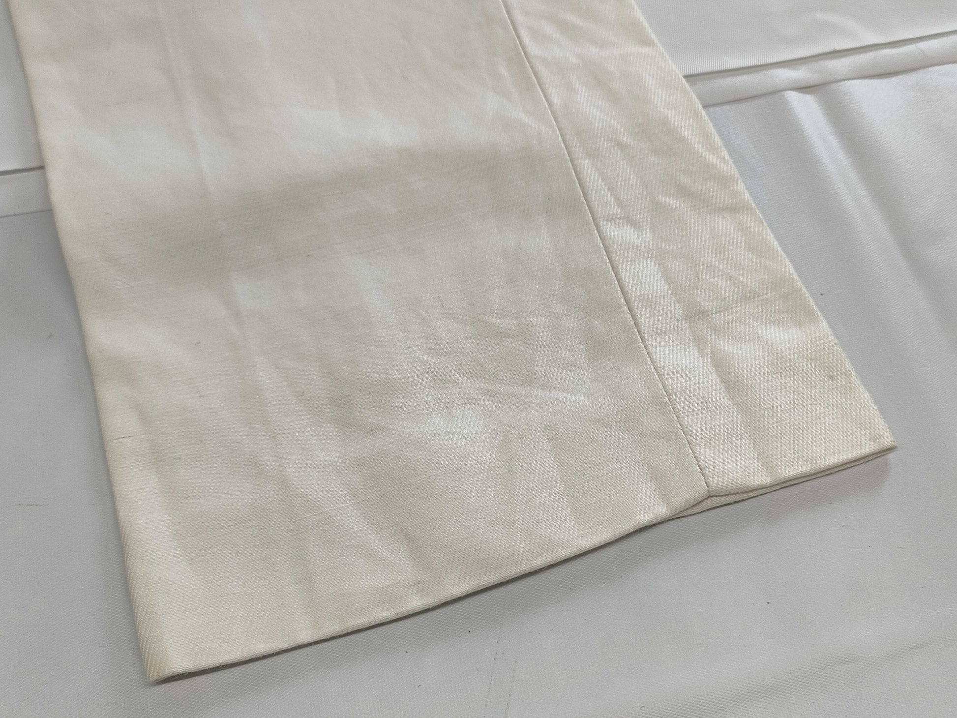 GUCCI Pants 03AW Linen x Silk White 128827 Size 38 Pants