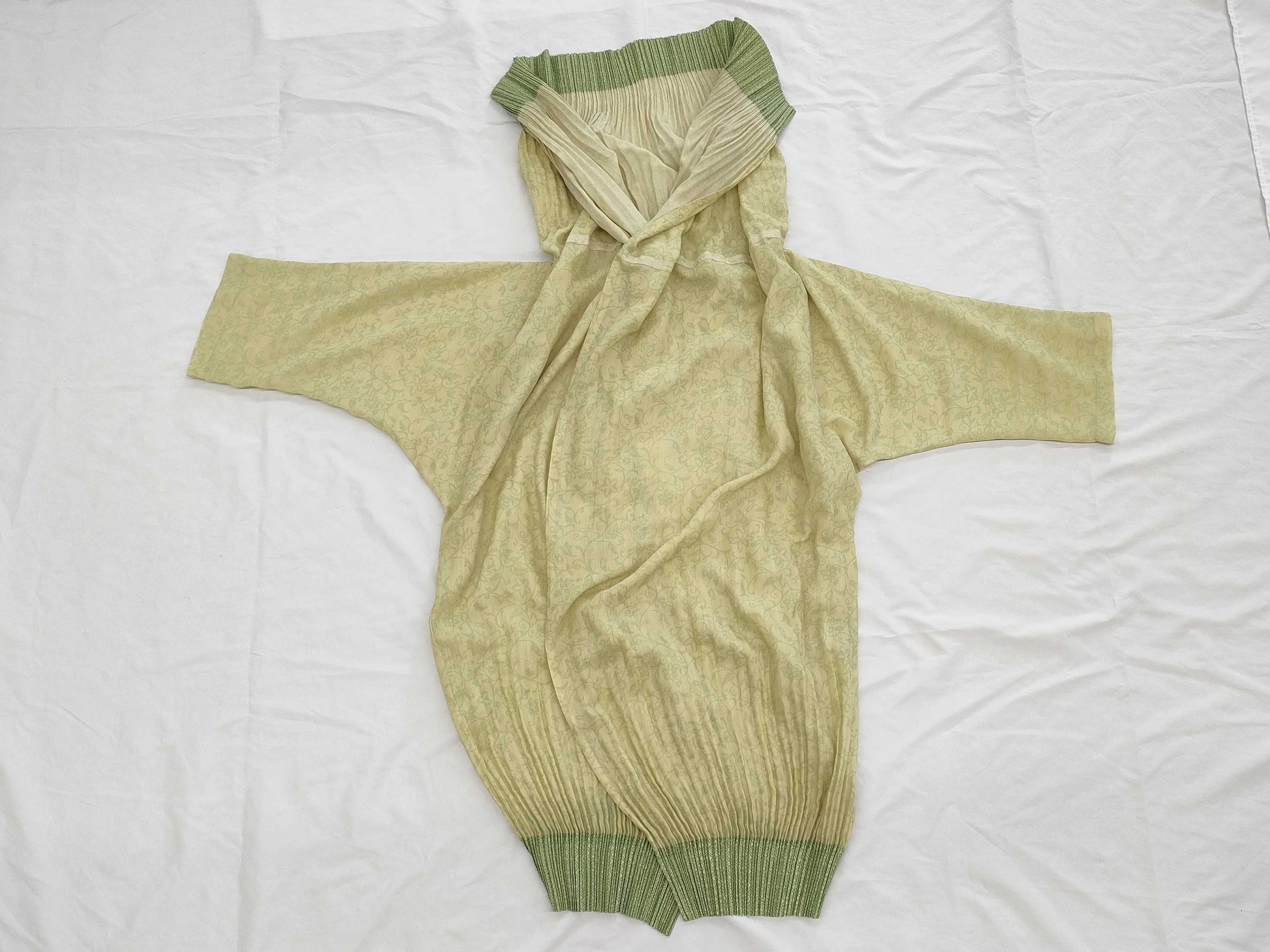 ISSEY MIYAKE Asymmetrical Coat, Beige, IM01FJ214, Size 2, Dress