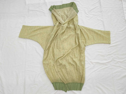 ISSEY MIYAKE Asymmetrical Coat, Beige, IM01FJ214, Size 2, Dress