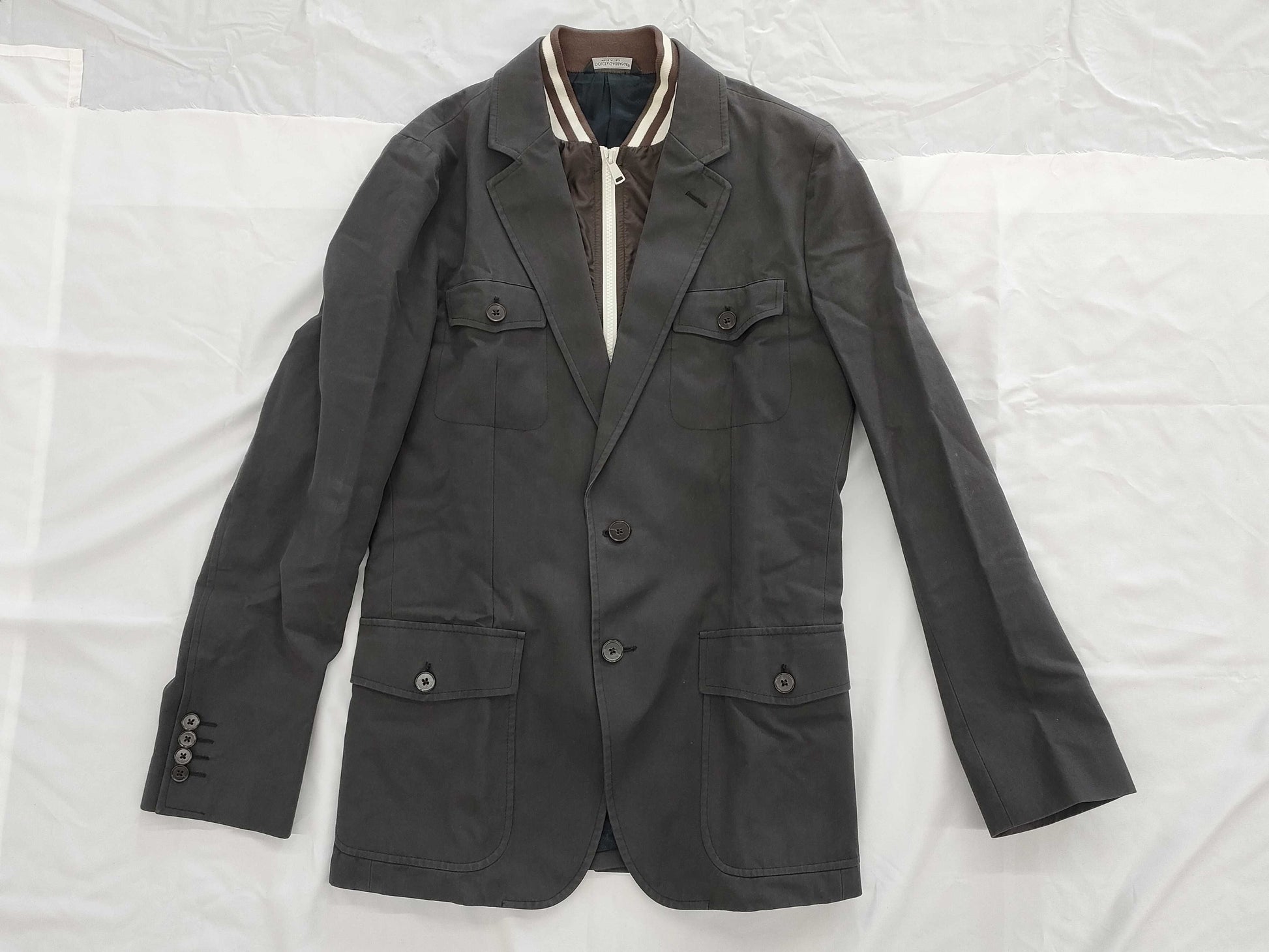 DOLCE&GABBANA DOLCE&GABBANA Docking Jacket 4 Pockets Size 48 Jacket