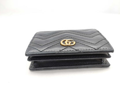 GUCCI GG Leather Compact Wallet 