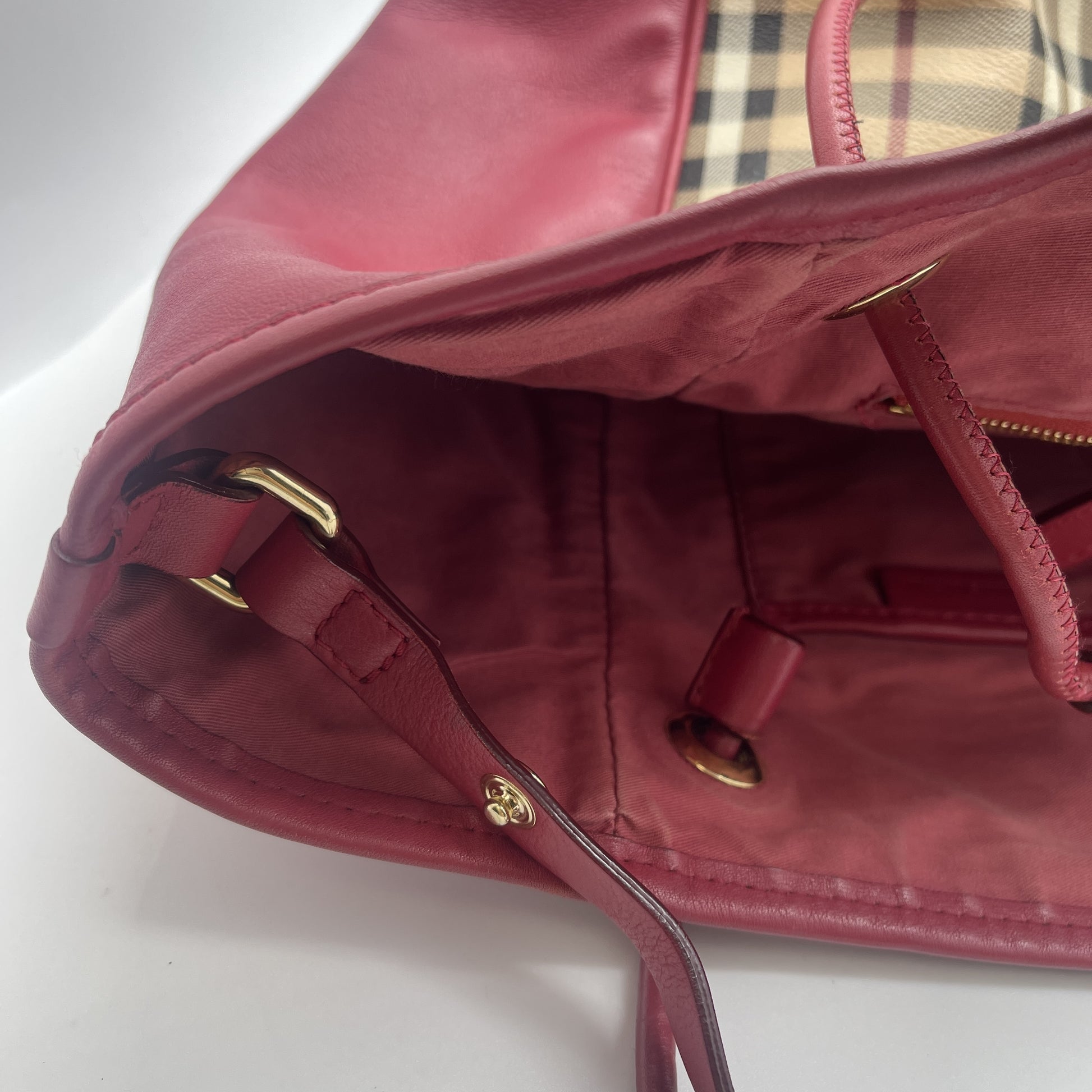 BURBERRY Nova Check Tote Bag Shoulder Bag