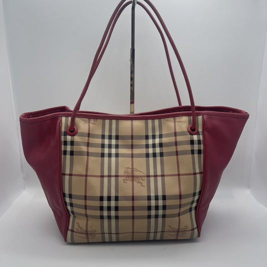 BURBERRY Nova Check Tote Bag Shoulder Bag