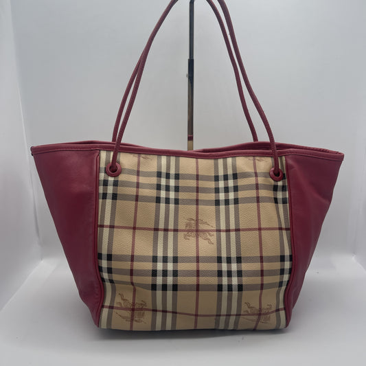 BURBERRY Nova Check Tote Bag Shoulder Bag