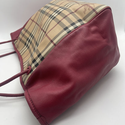 BURBERRY Nova Check Tote Bag Shoulder Bag