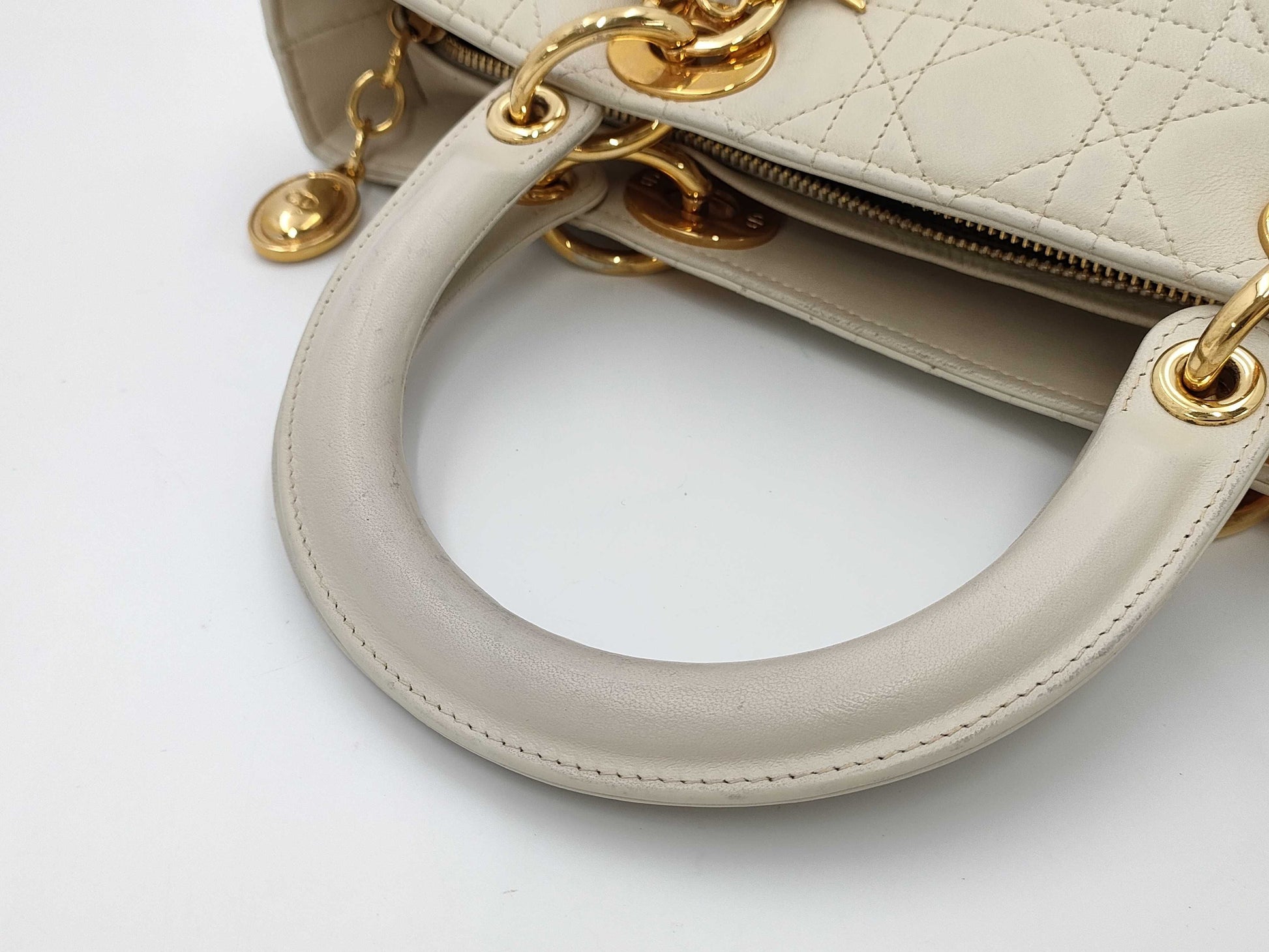 Dior Lady Dior 2-way lambskin handbag