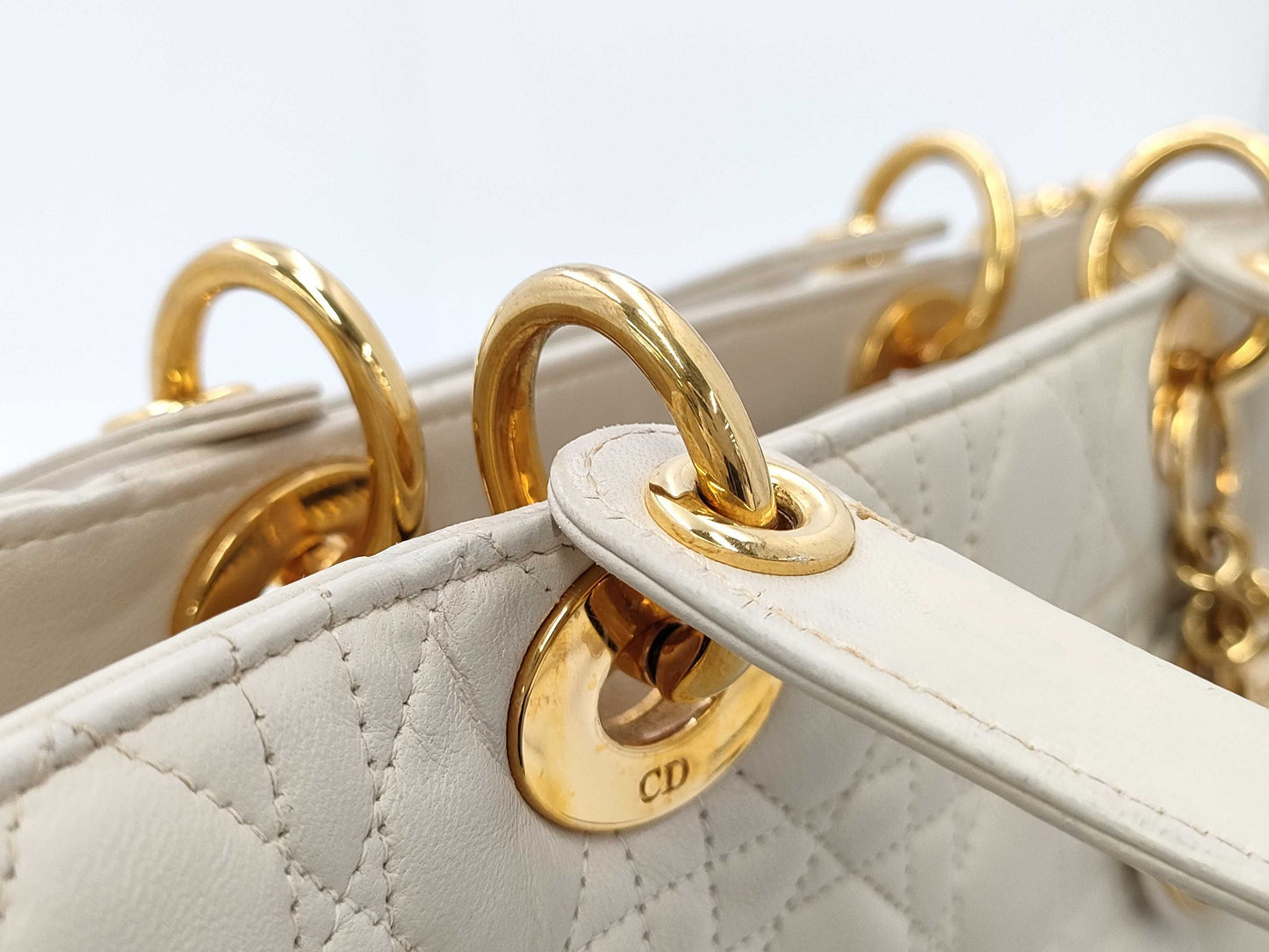 Dior Lady Dior 2-way lambskin handbag