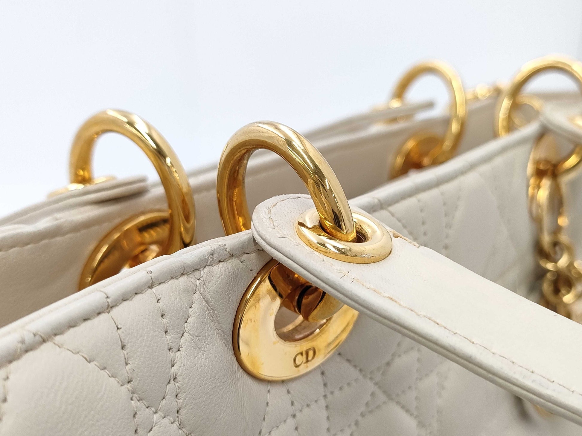 Dior Lady Dior 2-way lambskin handbag