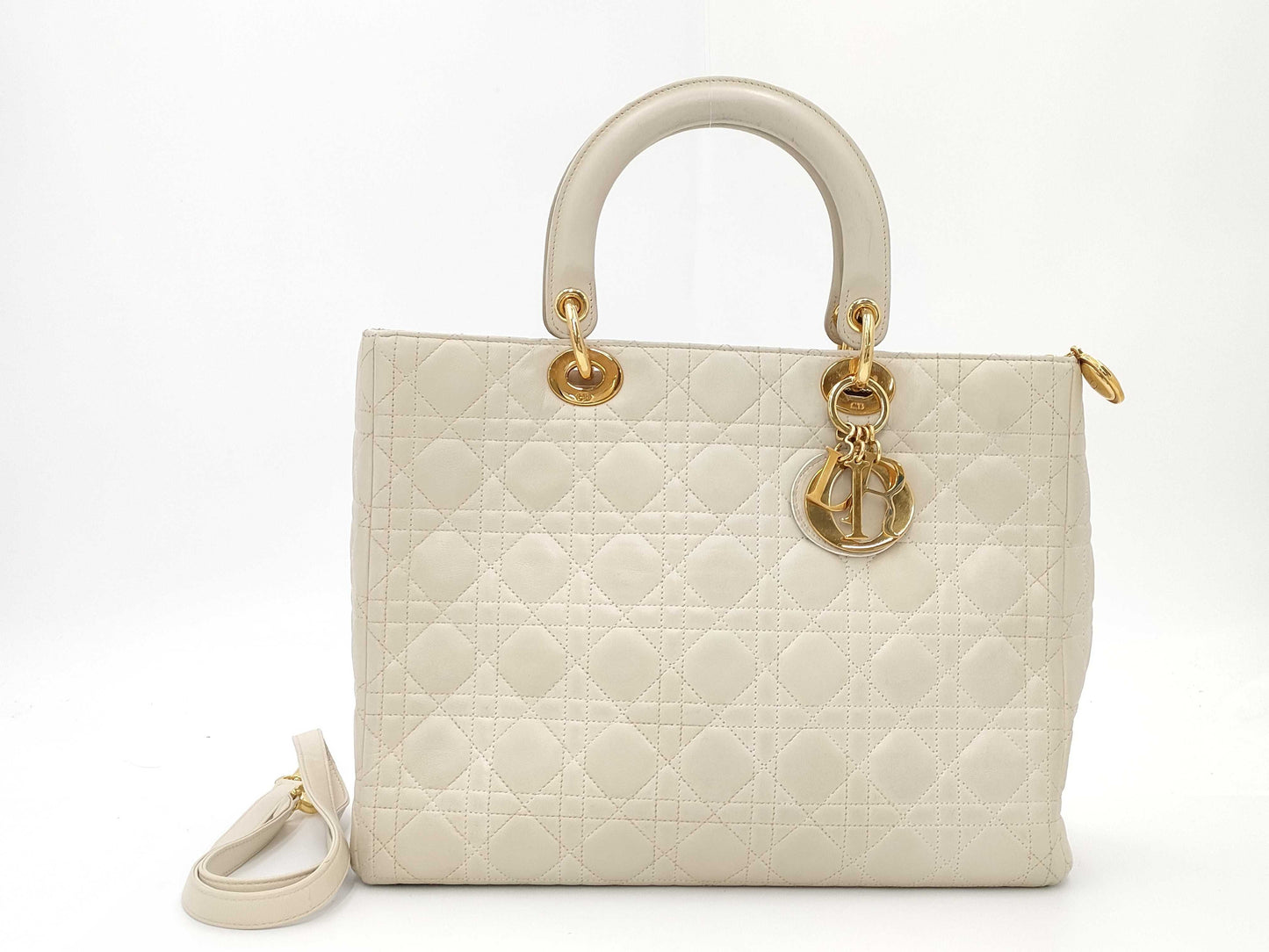 Dior Lady Dior 2-way lambskin handbag