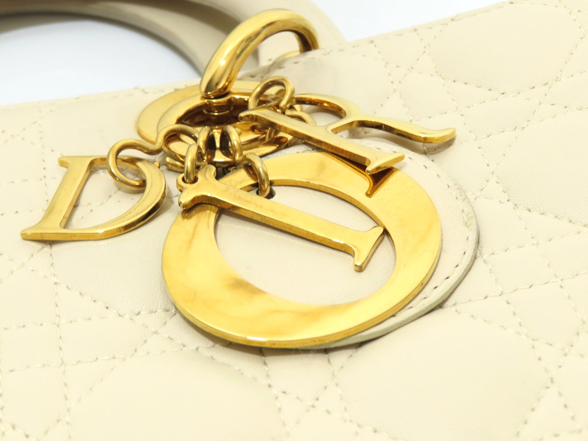 Dior Lady Dior 2-way lambskin handbag