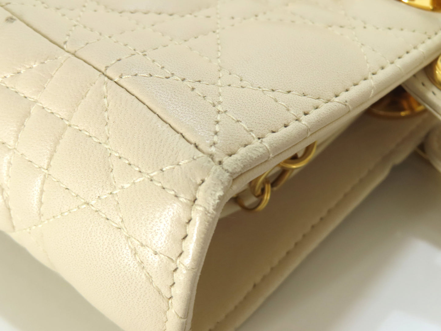 Dior Lady Dior 2-way lambskin handbag